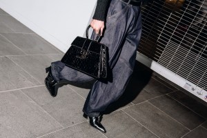 Backstage at the Luar spring 2025 ready-to-wear show at New York Fashion Week.