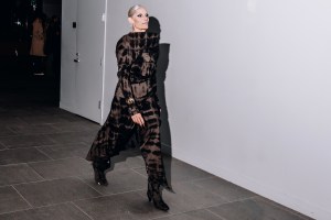 Backstage at the Luar spring 2025 ready-to-wear show at New York Fashion Week.