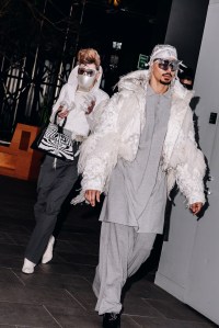 Backstage at the Luar spring 2025 ready-to-wear show at New York Fashion Week.