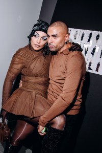 Backstage at the Luar spring 2025 ready-to-wear show at New York Fashion Week.