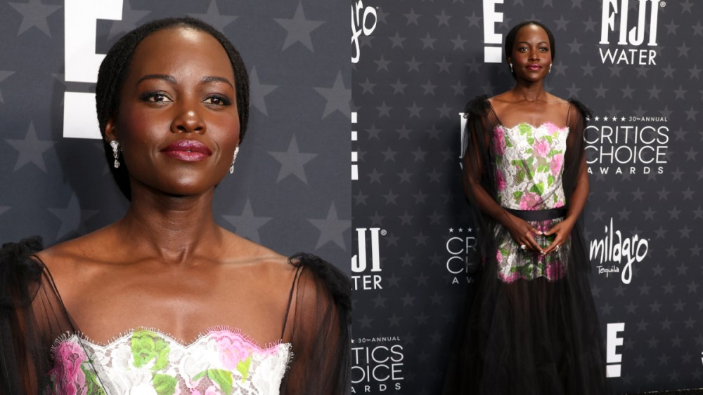 Lupita Nyong'o at the 2025 Critics Choice Awards on Jan. 14, 2025 in Los Angeles.
