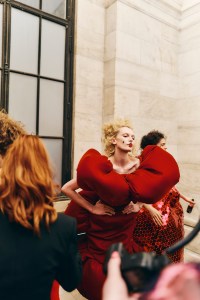 Backstage at Marc Jacobs Spring 2025 Ready-to-Wear Collection