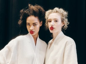 Backstage at Marc Jacobs Spring 2025 Ready-to-Wear Collection