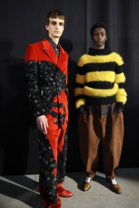 Backstage at Marni Fall 2025 Ready-to-Wear Collection at Milan Fashion Week
