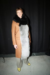 Backstage at Marni Fall 2025 Ready-to-Wear Collection at Milan Fashion Week