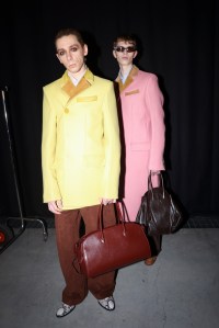 Backstage at Marni Fall 2025 Ready-to-Wear Collection at Milan Fashion Week