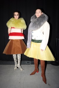 Backstage at Marni Fall 2025 Ready-to-Wear Collection at Milan Fashion Week