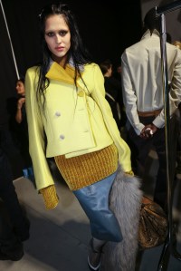 Backstage at Marni Fall 2025 Ready-to-Wear Collection at Milan Fashion Week