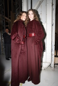 Backstage at Max Mara Fall 2025 Ready-to-Wear Collection at Milan Fashion Week