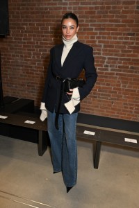 Kelsey Merritt at the Michael Kors Fall 2025 Ready-to-Wear show