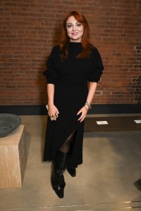 Samantha Barry at the Michael Kors Fall 2025 Ready-to-Wear show