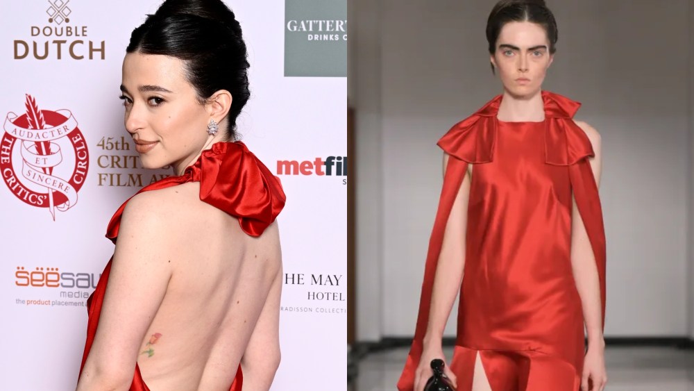 Mikey Madison, Simone Rocha, spring 2025 ready-to-wear collection, London Critics' Circle Film Awards, red carpet
