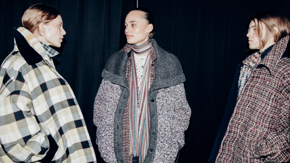 Backstage at Missoni Fall 2025 Ready-to-Wear Collection at Milan Fashion Week