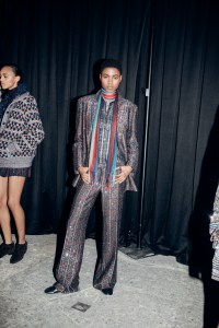 Backstage at Missoni Fall 2025 Ready-to-Wear Collection at Milan Fashion Week