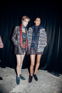 Backstage at Missoni Fall 2025 Ready-to-Wear Collection at Milan Fashion Week