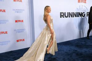 Kate Hudson at Netflix’s "Running Point" Premiere held at The Egyptian Theatre on February 13, 2025 in Los Angeles, California.