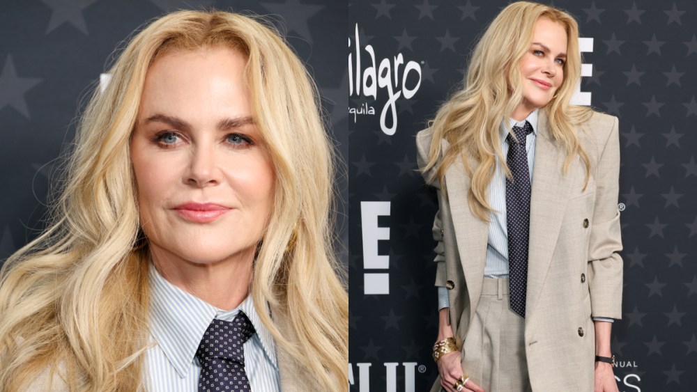 Nicole Kidman at the 30th Annual Critics Choice Awards held at The Barker Hangar on Feb. 7, 2025, in Santa Monica, Calif.