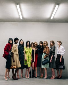 Backstage at Prada Fall 2025 Ready-To-Wear Collection at Paris Fashion Week
