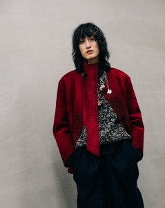 Backstage at Prada Fall 2025 Ready-To-Wear Collection at Paris Fashion Week