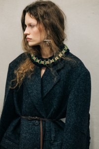 Backstage at Prada Fall 2025 Ready-To-Wear Collection at Paris Fashion Week