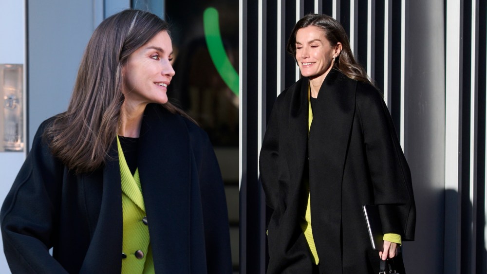 Queen Letizia of Spain arrives to attend a meeting at the AECC (Spanish Association Against Cancer) on January 30, 2025 in Madrid, Spain.