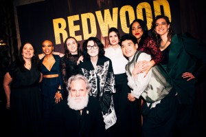 Caroline Kaplan, Khaila Wilcoxon, Kate Diaz, Michael Park, Tina Landau, Idina Menzel, Zachary Noah Piser, De'Adre Aziza and Eva Price