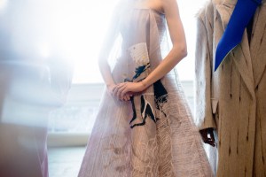 Backstage at Roksanda Fall 2025 Ready-to-Wear Collection at London Fashion Week