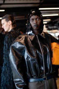 Backstage at Roksanda Fall 2025 Ready-to-Wear Collection at London Fashion Week