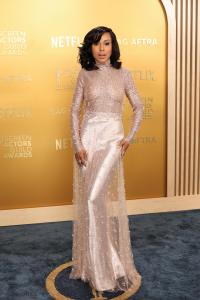 Kerry Washington at the 31st Screen Actors Guild Awards held at Shrine Auditorium and Expo Hall on February 23, 2025 in Los Angeles, California.