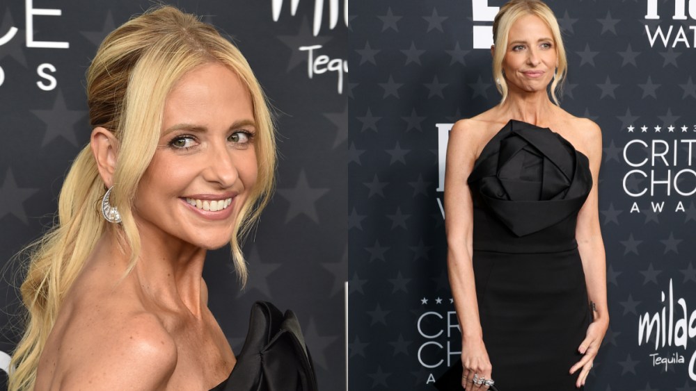 Sarah Michelle Gellar at the 2025 Critics Choice Awards on Jan. 14, 2025 in Los Angeles.