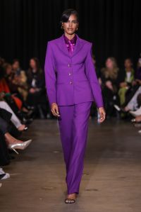 Sergio Hudson Fall 2025 ready-to-wear collection at New York Fashion Week.