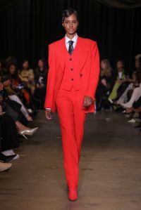 Sergio Hudson Fall 2025 ready-to-wear collection at New York Fashion Week.