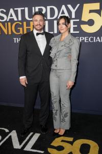 James Franco, Isabel Pakzad at SNL50: The Anniversary Special at 30 Rockefeller Plaza on February 16, 2025 in New York, New York.