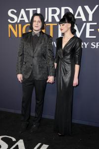 Jack White, Olivia Jean at SNL50: The Anniversary Special at 30 Rockefeller Plaza on February 16, 2025 in New York, New York.