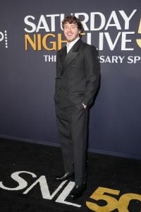 Jack Harlow at SNL50: The Anniversary Special at 30 Rockefeller Plaza on February 16, 2025 in New York, New York.