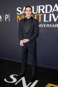 Sacha Baron Cohen at SNL50: The Anniversary Special at 30 Rockefeller Plaza on February 16, 2025 in New York, New York.