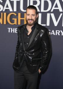 Jonathan Roumie at SNL50: The Anniversary Special at 30 Rockefeller Plaza on February 16, 2025 in New York, New York.