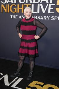 Julia Sweeney at SNL50: The Anniversary Special at 30 Rockefeller Plaza on February 16, 2025 in New York, New York.