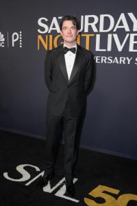 John Mulaney at SNL50: The Anniversary Special at 30 Rockefeller Plaza on February 16, 2025 in New York, New York.