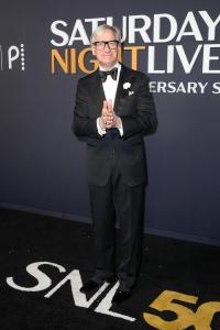 Paul Feig at SNL50: The Anniversary Special at 30 Rockefeller Plaza on February 16, 2025 in New York, New York.