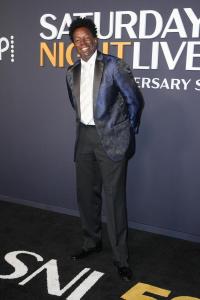 DEAN EDWARDS at SNL50: The Anniversary Special at 30 Rockefeller Plaza on February 16, 2025 in New York, New York.