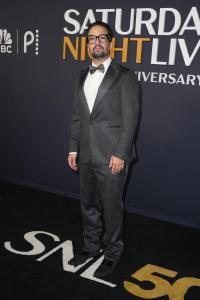 Lin-Manuel Miranda at SNL50: The Anniversary Special at 30 Rockefeller Plaza on February 16, 2025 in New York, New York.