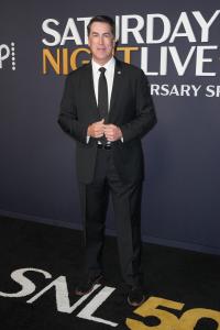 Rob Riggle at SNL50: The Anniversary Special at 30 Rockefeller Plaza on February 16, 2025 in New York, New York.