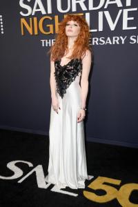Natasha Lyonne at SNL50: The Anniversary Special at 30 Rockefeller Plaza on February 16, 2025 in New York, New York.