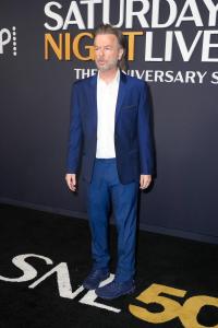 David Spade at SNL50: The Anniversary Special at 30 Rockefeller Plaza on February 16, 2025 in New York, New York.