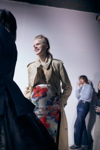 Backstage at S.S. Daley Fall 2025 Ready-to-Wear Collection at London Fashion Week