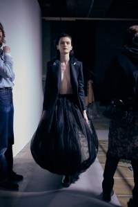 Backstage at S.S. Daley Fall 2025 Ready-to-Wear Collection at London Fashion Week