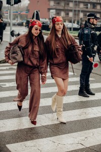 Street Style at Milan Fashion Week Fall 2025