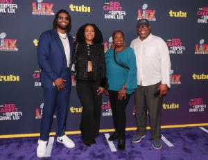 guest at the Tubi Red Carpet during Super Bowl LIX at Caesars Superdome on February 09, 2025 in New Orleans, Louisiana.