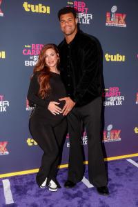 Mindy Armstead, Arik Armstead at the Tubi Red Carpet during Super Bowl LIX at Caesars Superdome on February 09, 2025 in New Orleans, Louisiana.